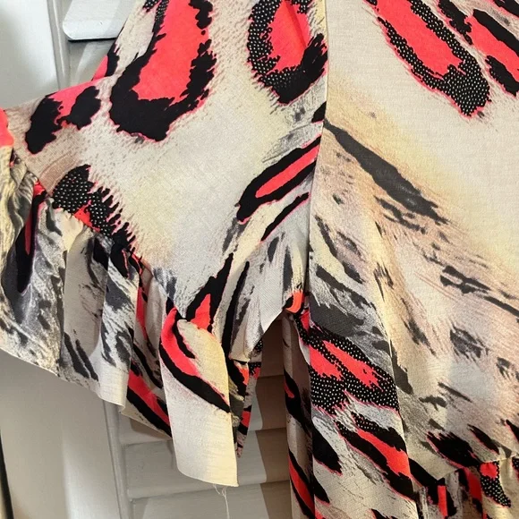 Vibrant Animal Print Dress - Picture 3 of 5